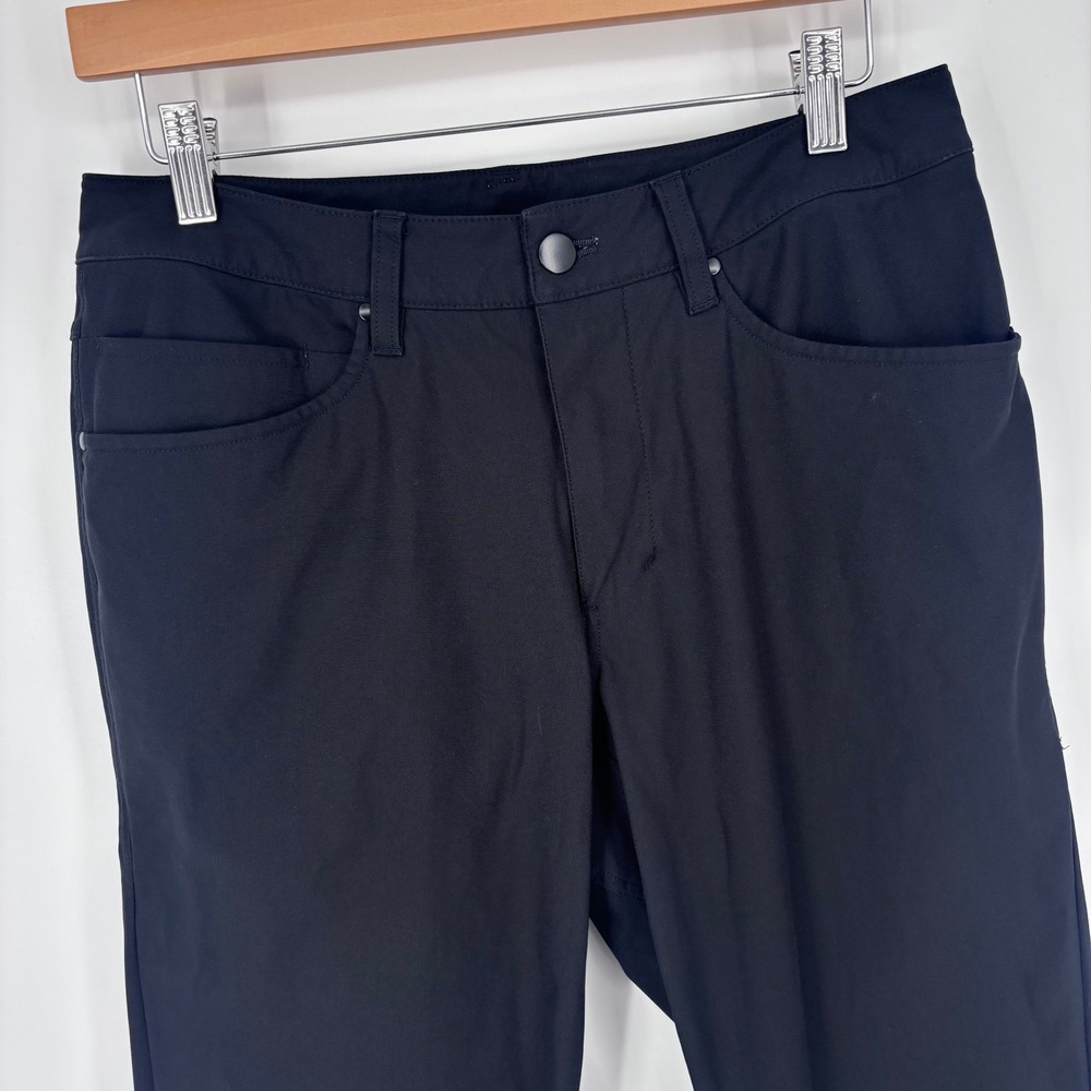 Lululemon ABC Pant Mens 30x29 Black Classic Fit Commuter Performance Tech